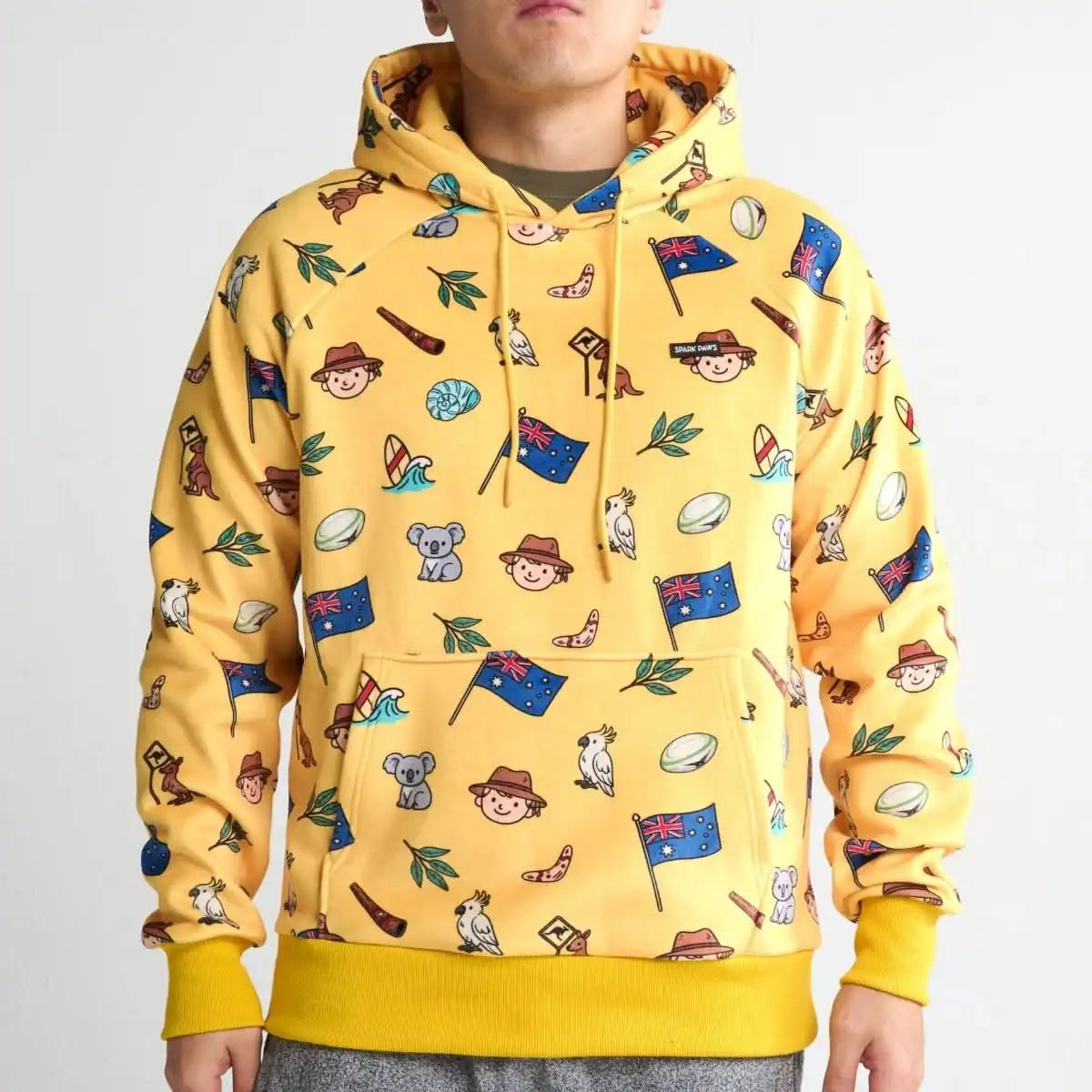 The Australia Human Hoodie - Yellow