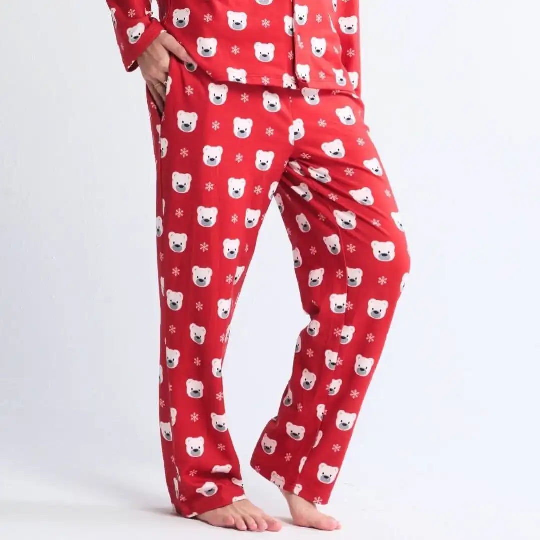 Human Pajama Pants - Polar Bear