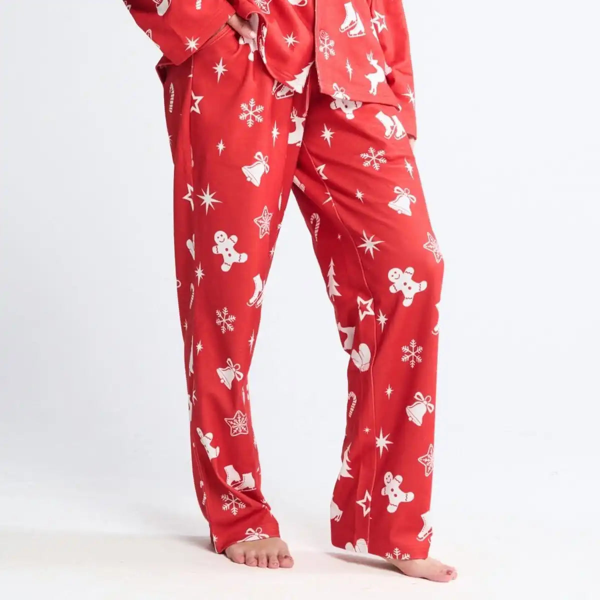 Human Pajama Pants - Red Cheer