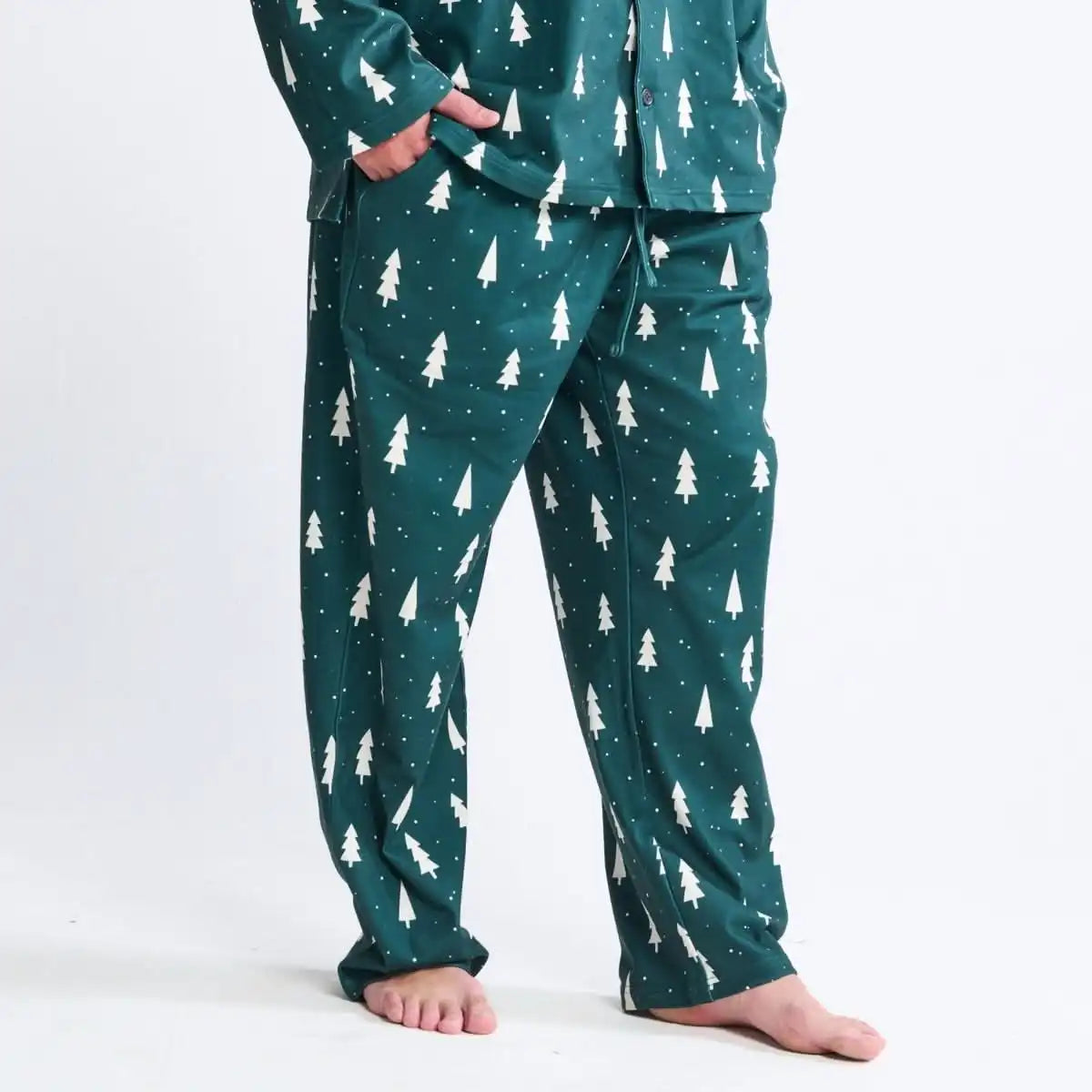 Human Pajama Pants - Frosty Pines