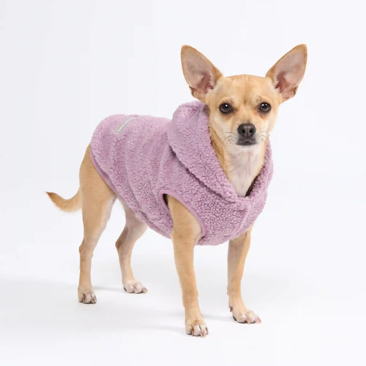 Teddy Sherpa Dog Jacket - Taupe